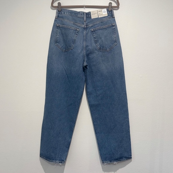 NWT! Agolde Dara Mid Rise Baggy in Pattern Size 27 - Picture 12 of 14